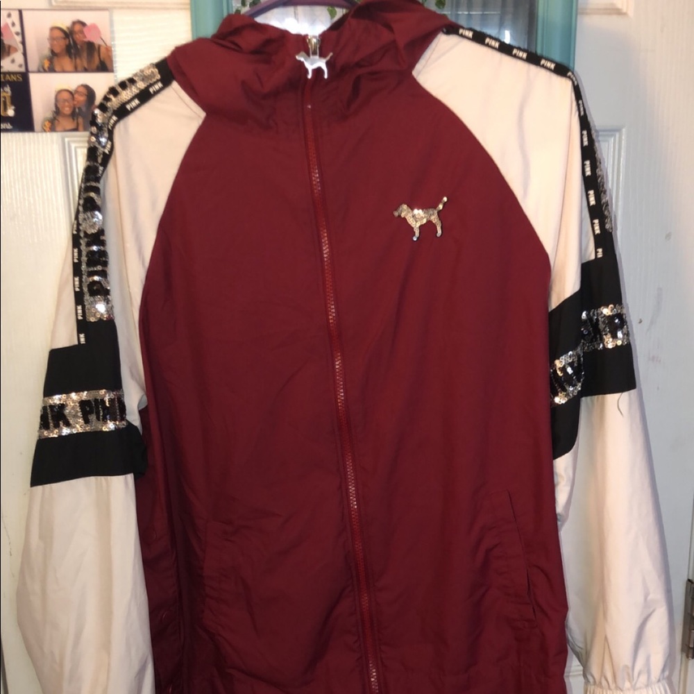 Pink windbreaker